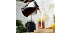 Enfinigy Black Bouilloire Electrique en Verre Température Réglable 1,7