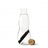 Zie dia Eau Carafe Glazen Karaf 1,1 L + Koolstoffilter Binchotan
