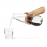 Voir la slide Eau Carafe en Verre 1,1 L + Filtre Charbon Binchotan