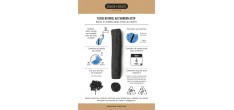Eau Carafe en Verre 1,1 L + Filtre Charbon Binchotan