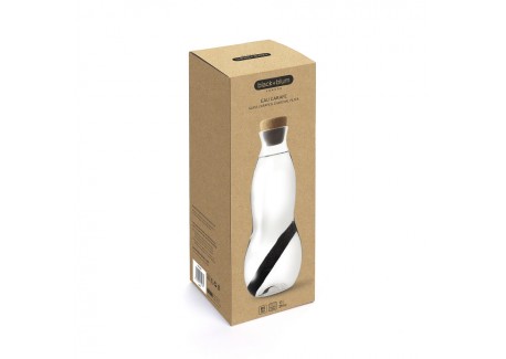 Eau Carafe Glazen Karaf 1,1 L + Koolstoffilter Binchotan