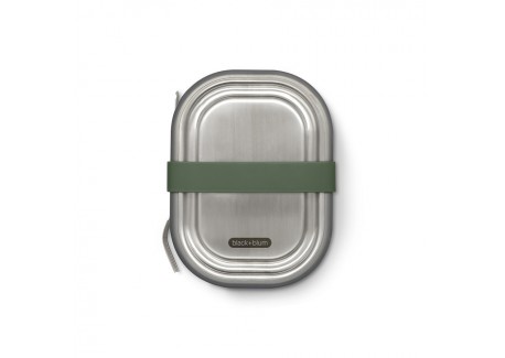 Lunch Box S RVS Olive 600 ml