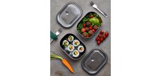 Lunch Box S RVS Olive 600 ml