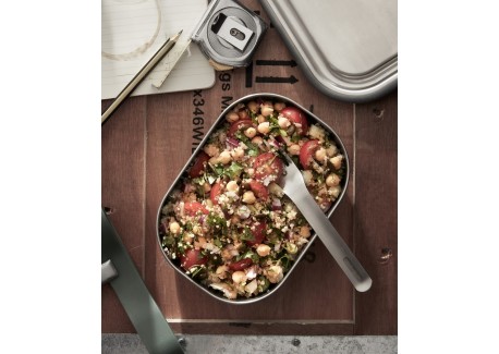 Lunch Box S Inox Olive 600 ml 