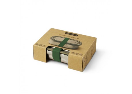 Lunch Box S RVS Olive 600 ml