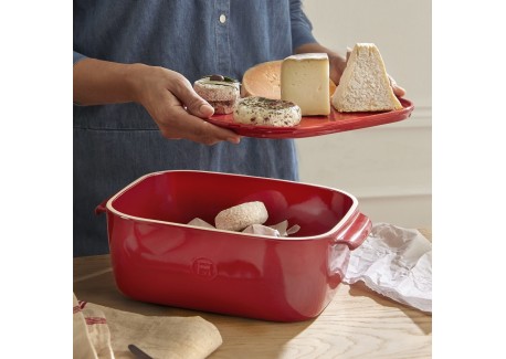 Boîte à Fromage Céramique 3,5 L Noir Mat Truffe 