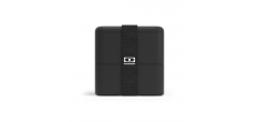 Square Bento LunchBox Noir Made in France 1,7 L