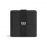 Zie dia Square Bento LunchBox Zwart Made in France 1,7 L