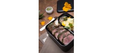 Square Bento LunchBox Zwart Made in France 1,7 L