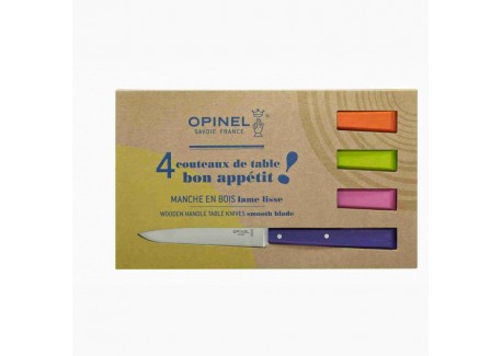 Coffret Couteau de Table "Bon Appétit" Pop