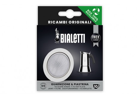 Nieuwe Venus Inductieafdichting + Filter voor 10 Kops Italiaansekoffie