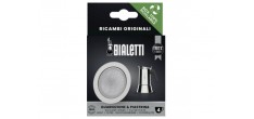 New Venus Inductie Gummiring + Filter 4 Kops Italiaansekoffiezetter