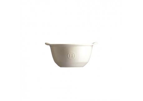 Bol à Soupe Gratinée 14 cm Argile Blanc Cassé