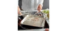 Specialties 3 Poêle Grill Inox Carré 24x24 cm