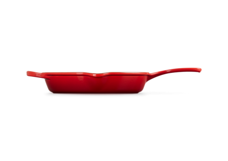 Poêle en Fonte Skillet Rond 26 cm Rouge Cerise