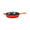 Voir la slide Poêle en Fonte Skillet Rond 26 cm Orange Volcanique