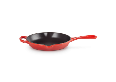 Koekenpan Ronde Gietijzeren 20 cm Kersenrood