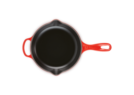 Koekenpan Ronde Gietijzeren 20 cm Kersenrood