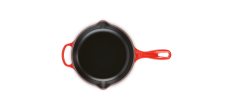 Koekenpan Ronde Gietijzeren 20 cm Kersenrood
