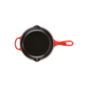 Zie dia Koekenpan Ronde Gietijzeren 20 cm Kersenrood