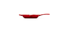 Koekenpangrill Ovaal Gietijzeren 32 cm Kersenrood