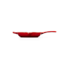 Zie dia Koekenpangrill Ovaal Gietijzeren 32 cm Kersenrood