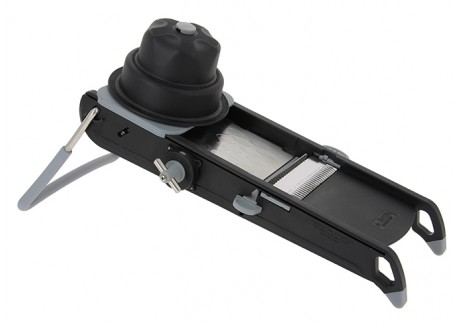 Swing Plus Noire Mandoline de Cuisine Lame Droite, Julienne 4 et 10 mm
