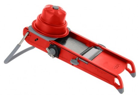 Swing Plus Rouge Mandoline de Cuisine Lame Droite, Julienne 4 et 10 mm
