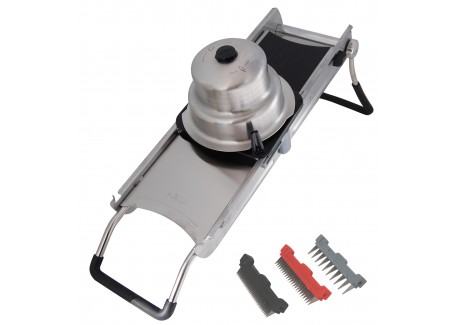 Revolution RVS Keukenmandoline Recht Mes, Julienne 2, 4 en 10 mm