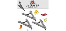 Vantage Standaard RVS Keukenmandoline V-mes, Julienne 4, 7 en 10 mm