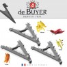 Zie dia Vantage Standaard RVS Keukenmandoline V-mes, Julienne 4, 7 en 10 mm