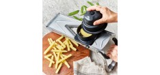 Vantage Standaard RVS Keukenmandoline V-mes, Julienne 4, 7 en 10 mm