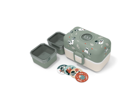 Tresor Bento LunchBox Kids Raccoon Green 800 ml