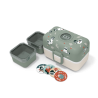 Zie dia Tresor Bento LunchBox Kids Raccoon Green 800 ml