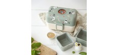 Tresor Bento LunchBox Kids Vert Raccoon 800 ml