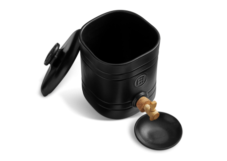 Vinaigrier en Céramique Noir Mat Truffe 2,5 l