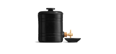 Vinaigrier en Céramique Noir Mat Truffe 2,5 l