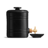 Zie dia Azijnmaker Keramiek Mat Zwart Truffel 2,5 l