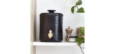 Vinaigrier en Céramique Noir Mat Truffe 2,5 l
