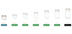 Super Glazen Pot 250 ml