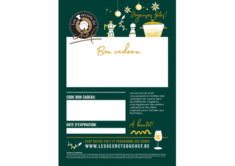 Cadeaubon Eindejaarsfeesten