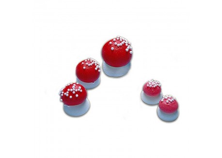Zoete Eetbare Decoraties Rode Champignons 30g