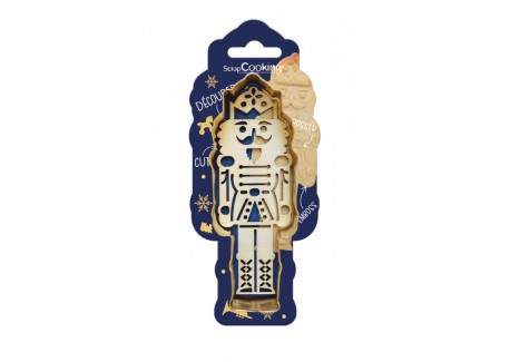 Emporte Pièce et Tampon en Bois Biscuits Casse Noisette 