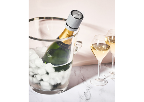 Line Champagne Stopper Aluminium