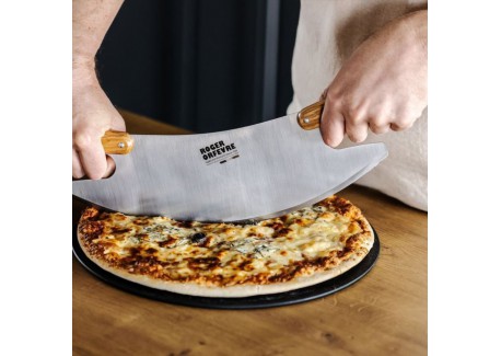Pizza Rocket Professionele Halve Maan Pizzasnijder 35 cm