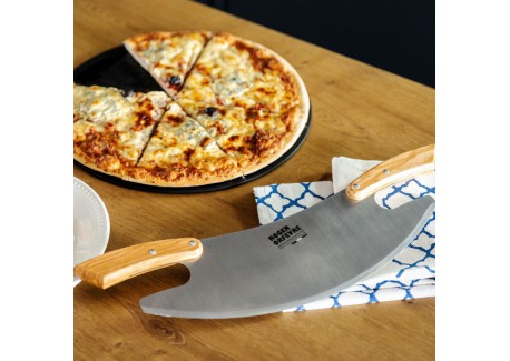 Pizza Rocket Professionele Halve Maan Pizzasnijder 35 cm