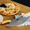 Zie dia Pizza Rocket Professionele Halve Maan Pizzasnijder 35 cm