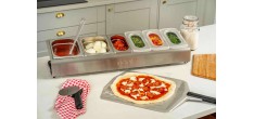Saladette RVS Garnering- en Ingrediëntenbakje 13 st