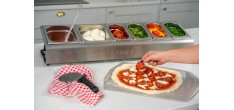 Saladette Bac à Garnitures et Ingrédients Inox 13 pcs