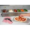 Voir la slide Saladette Bac à Garnitures et Ingrédients Inox 13 pcs